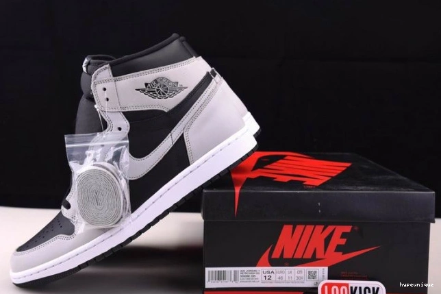 HYPE White Grey 1 555088-035 Retro Smoke High Jordan Light Black Air 0720